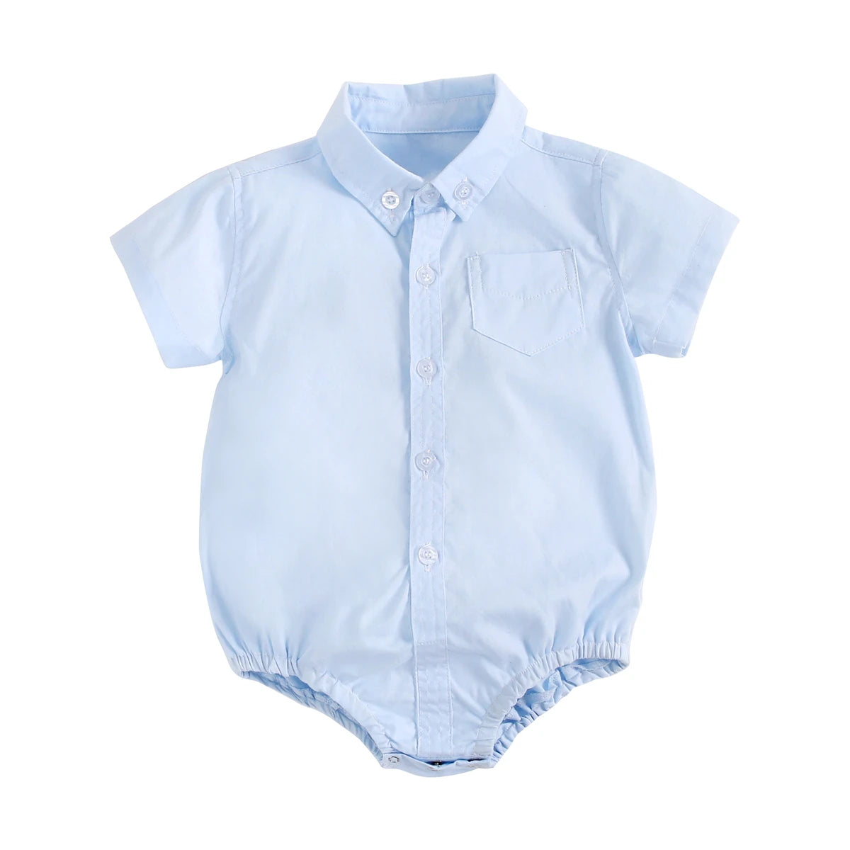 Summer Baby Shirt-Onesie for Boys with Checkered Pattern – 0 to 3 Years