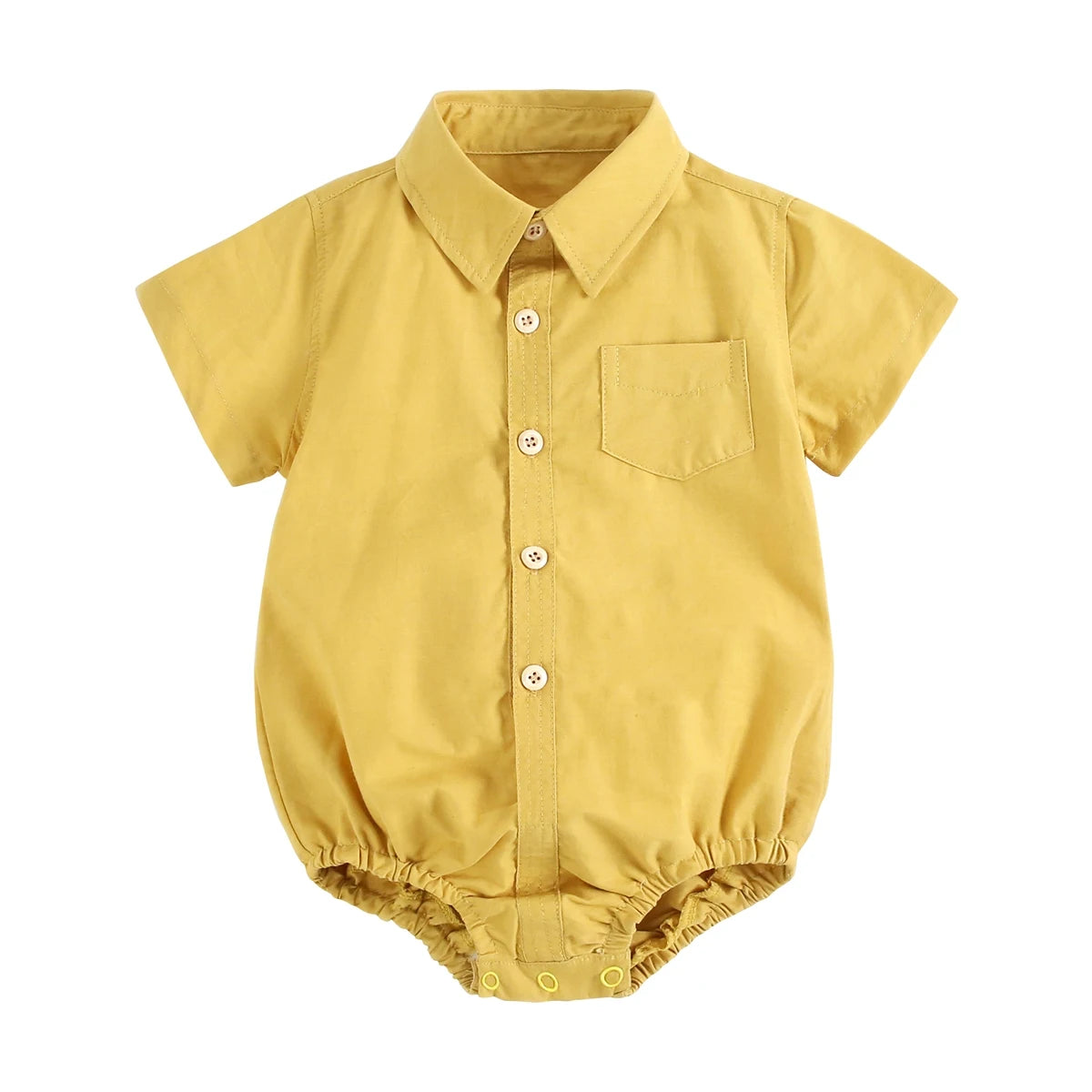 Summer Baby Shirt-Onesie for Boys with Checkered Pattern – 0 to 3 Years