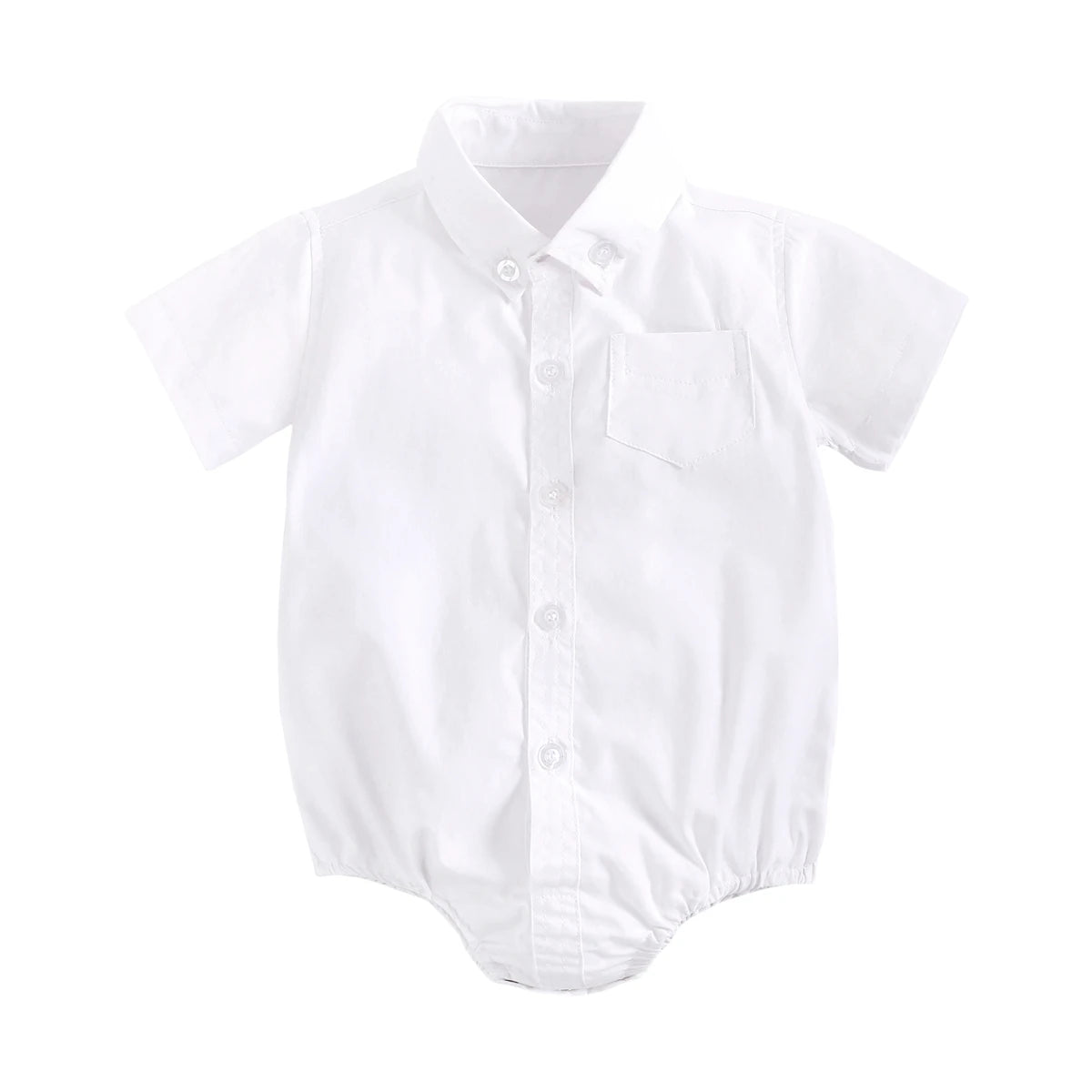 Summer Baby Shirt-Onesie for Boys with Checkered Pattern – 0 to 3 Years