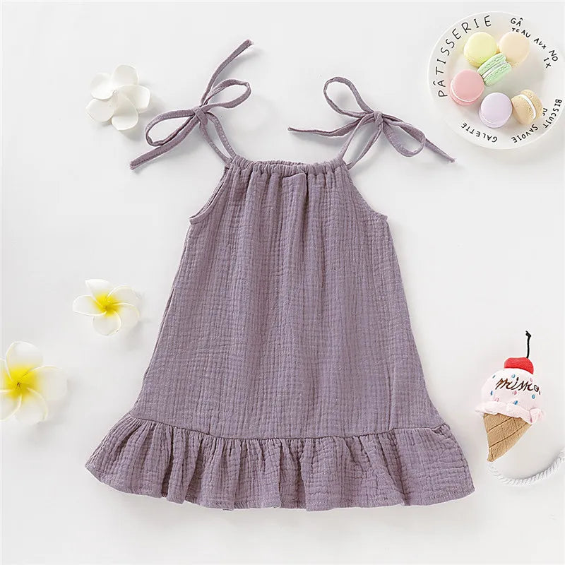 Summer Dress for Girls – Airy with Adjustable Straps (12 Months to 5 Years)