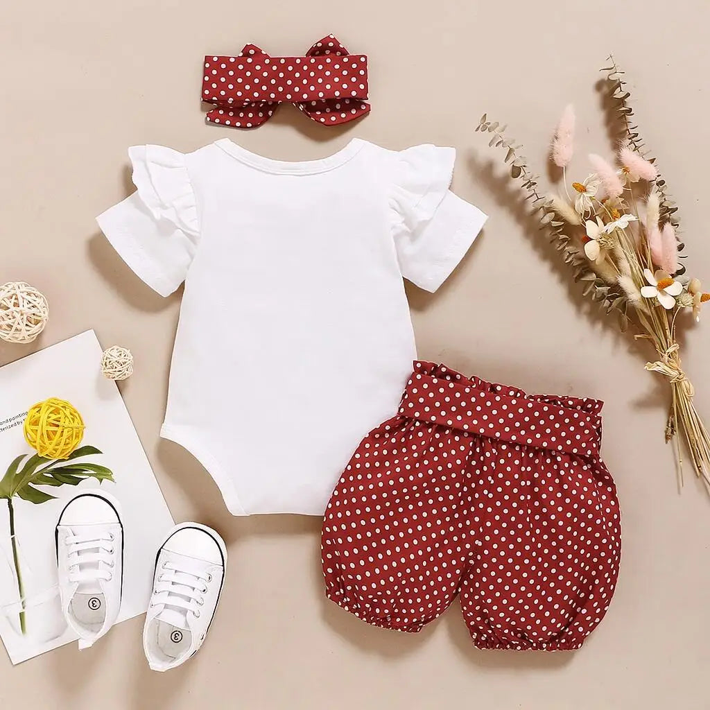 Adorable Baby Girl 3PCS Set