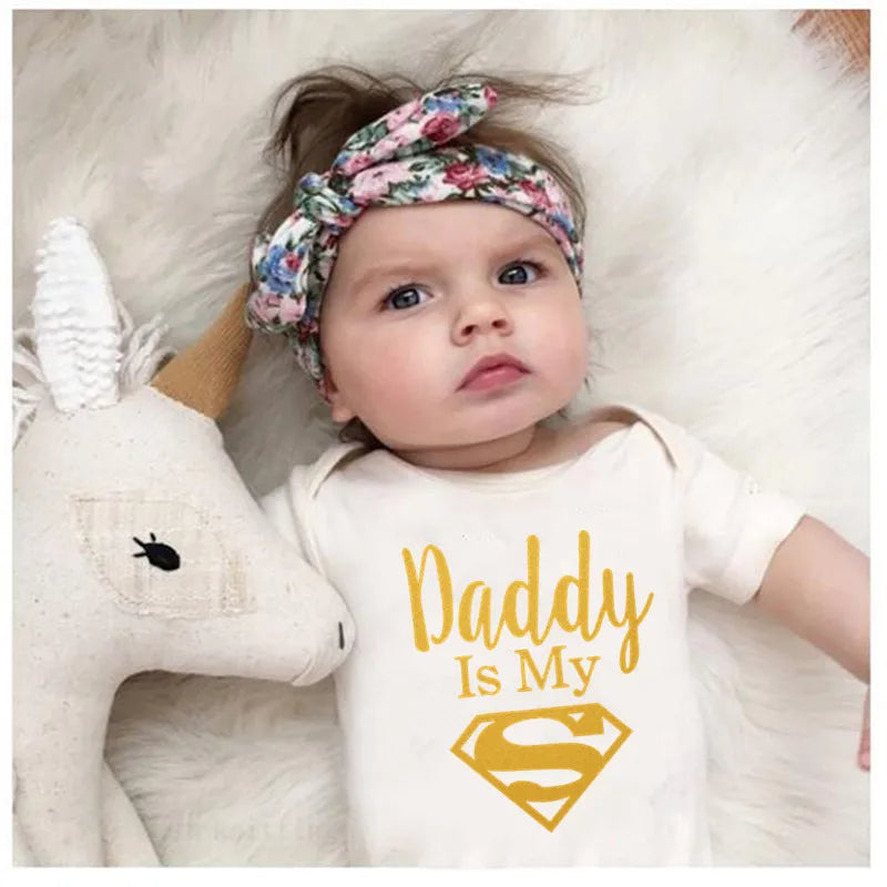 Baby Bodysuit – Dad Is My Hero 9-24 Months