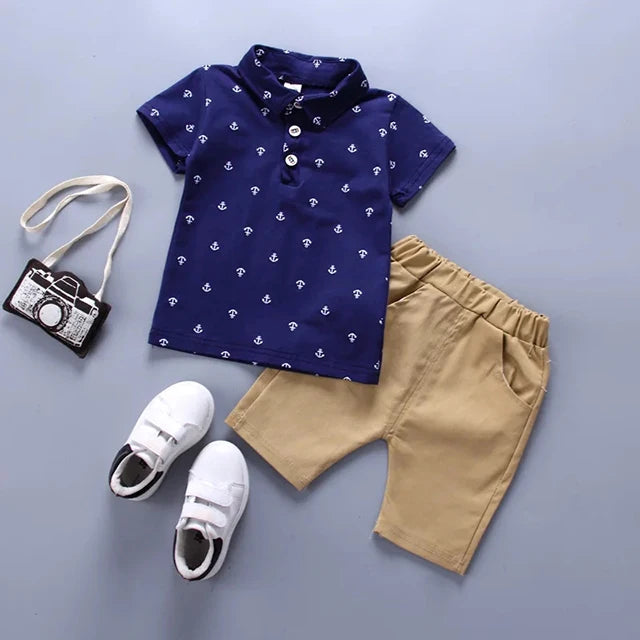 Boys' Sports Set – T-Shirt + Shorts