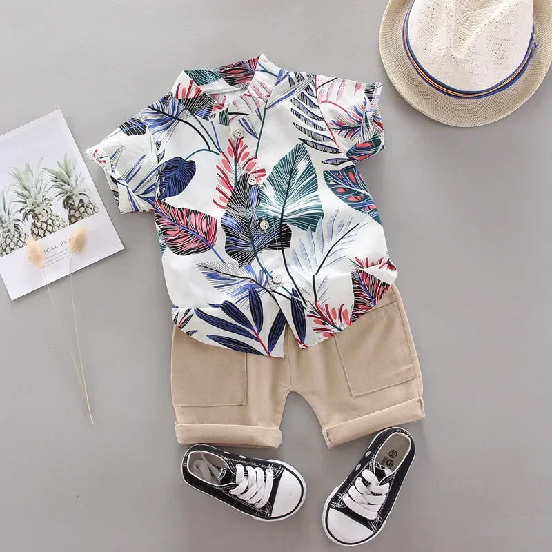 Summer Set for Boys – T-Shirt & Shorts (2 Pieces)