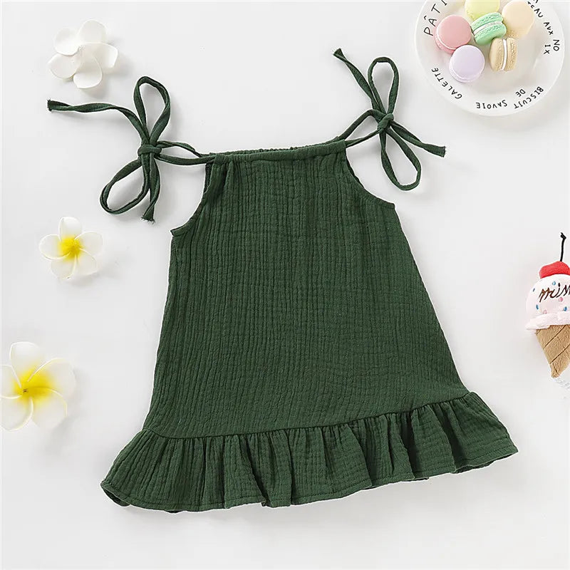 Summer Dress for Girls – Airy with Adjustable Straps (12 Months to 5 Years)