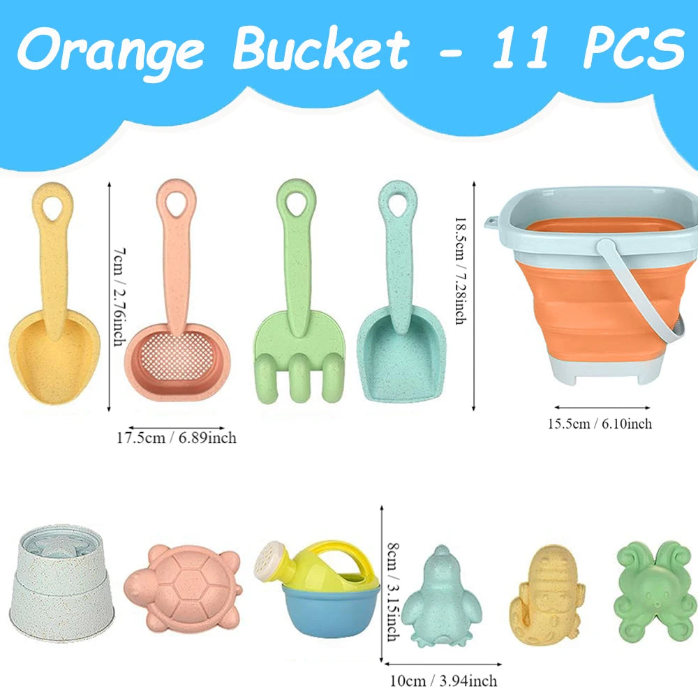 Sand Play Set for Kids – 11 Pieces
