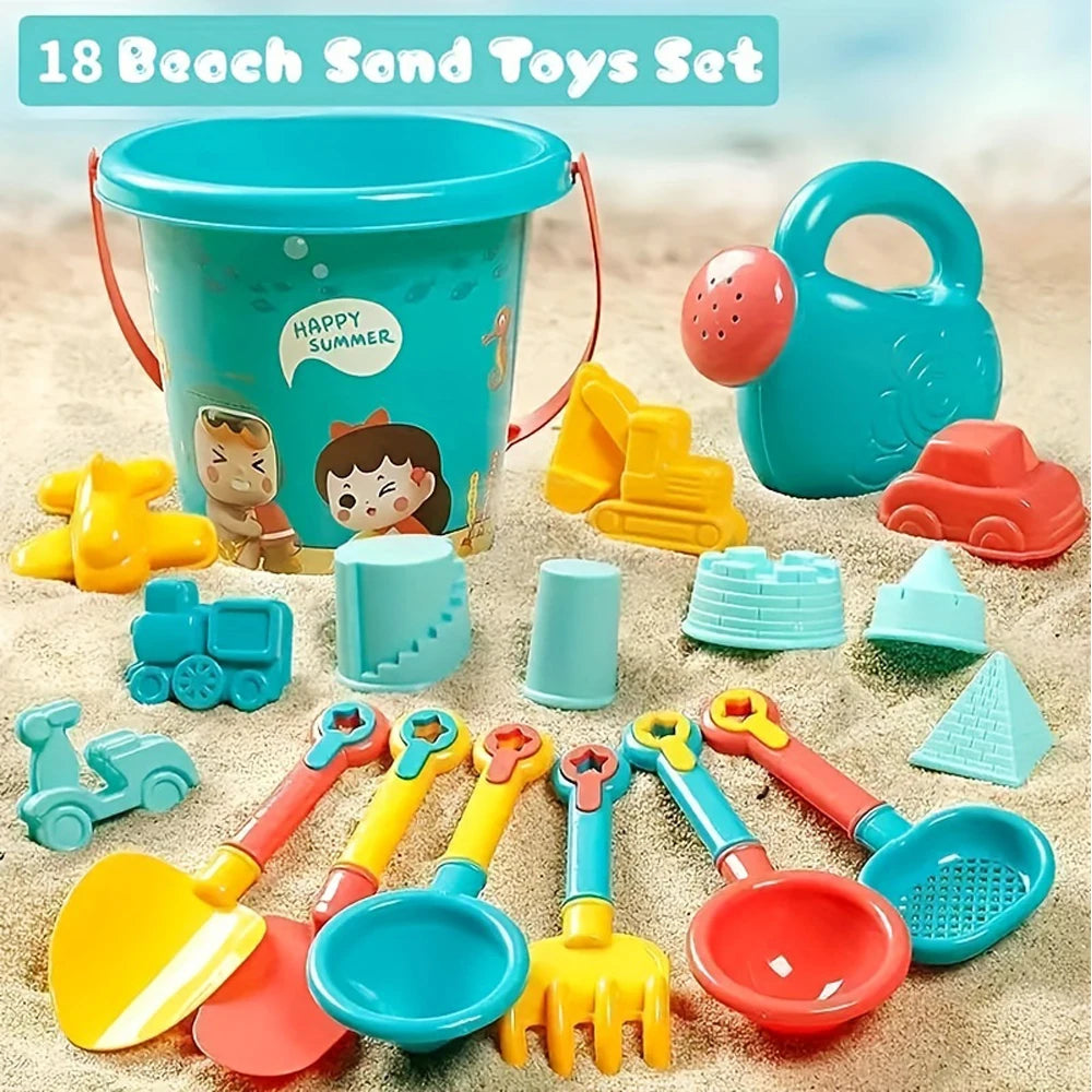 Beach Sand Toy Set for Kids 18 Pieces