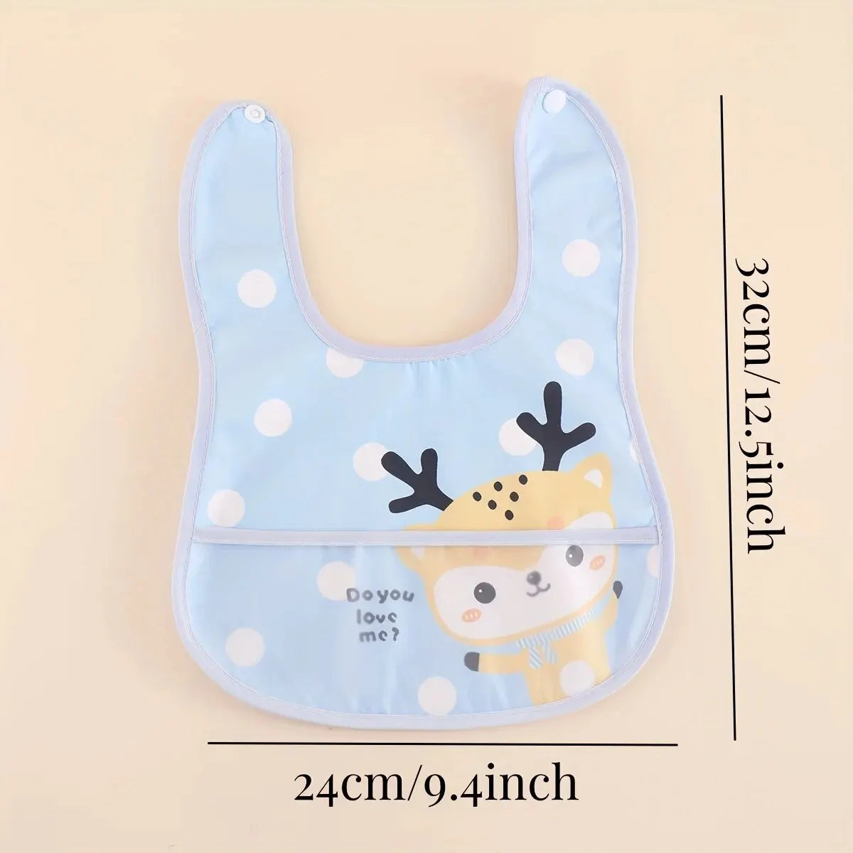 Waterproof Cartoon Bibs Set (5 Pieces)