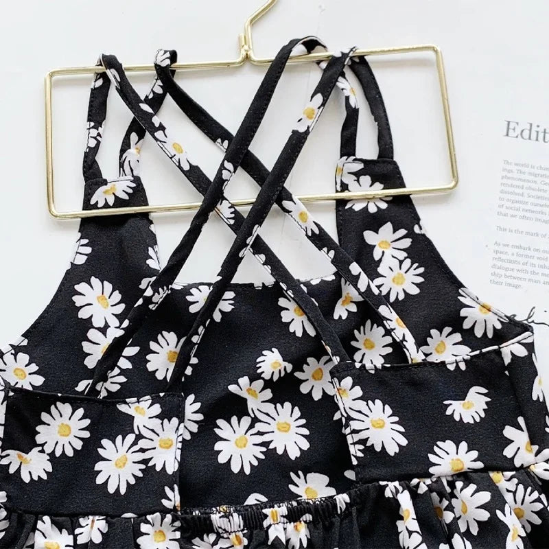 Sleeveless Daisy Dress for Girls – Light Summer Style (2–6 Years)