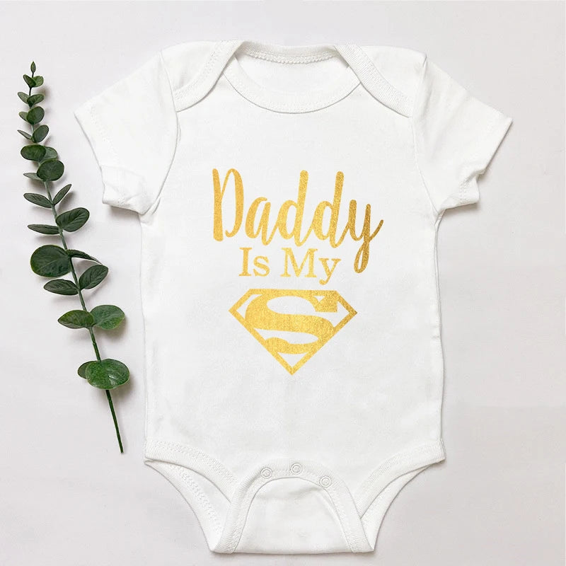 Baby Bodysuit – Dad Is My Hero 9-24 Months