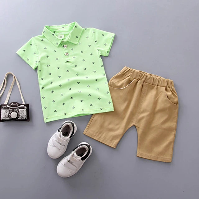 Boys' Sports Set – T-Shirt + Shorts