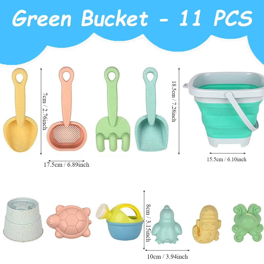 Sand Play Set for Kids – 11 Pieces