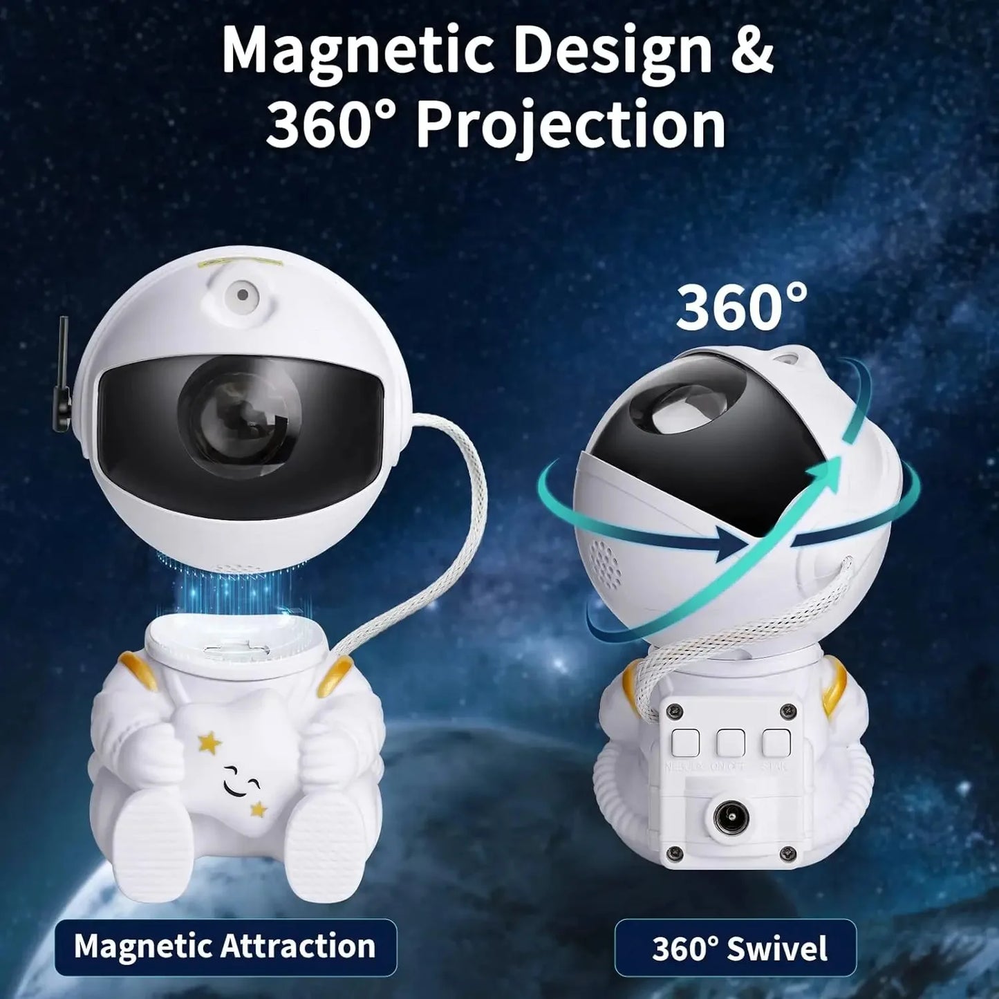 Magical Galaxy LED Προβολέας για Παιδικό Δωμάτιο