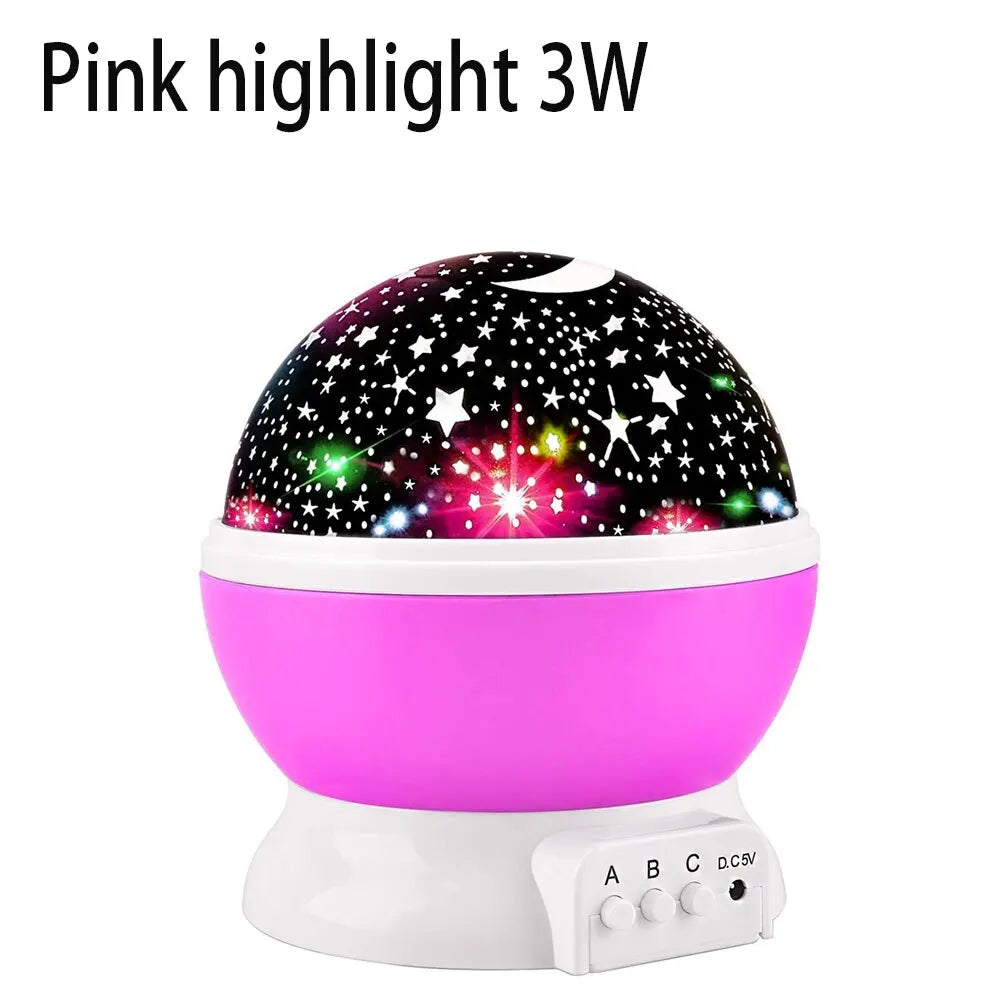 Galaxy Night Light Projector με αστέρια και σχέδια φεγγαριού για παιδιά