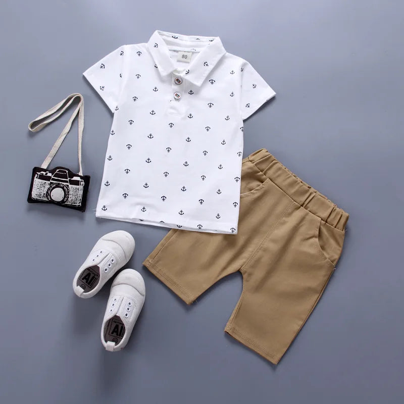 Boys' Sports Set – T-Shirt + Shorts