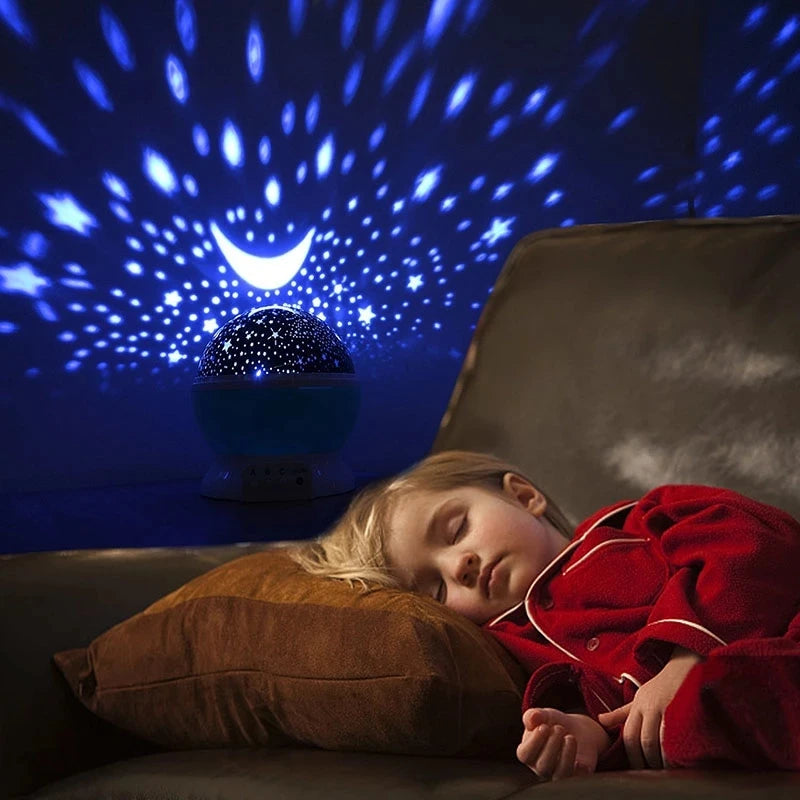 Galaxy Night Light Projector με αστέρια και σχέδια φεγγαριού για παιδιά