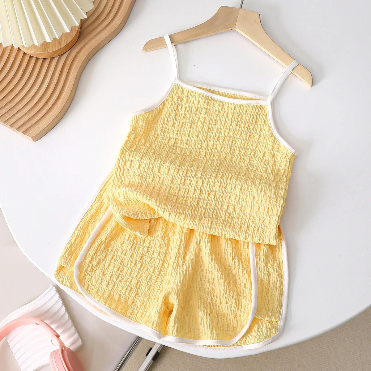 Children's Summer Set with Tank Top & Shorts – From 9 months to 4 years