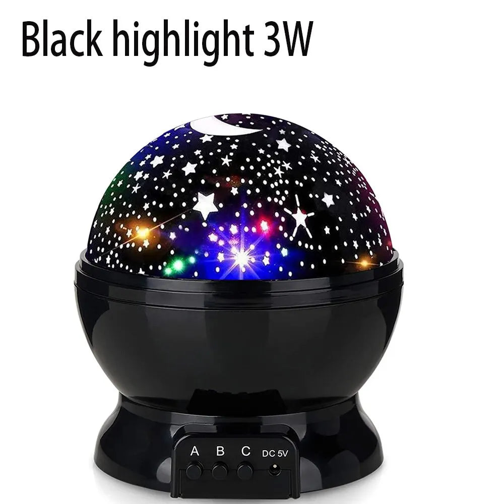 Galaxy Night Light Projector με αστέρια και σχέδια φεγγαριού για παιδιά