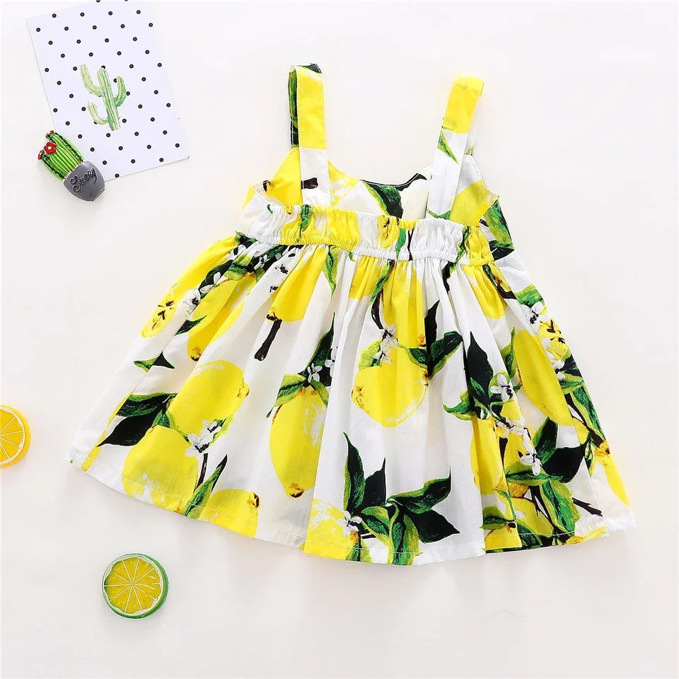 Princess Dress for Baby Girl – Sleeveless with Big Bow | Summer 0–24 Months