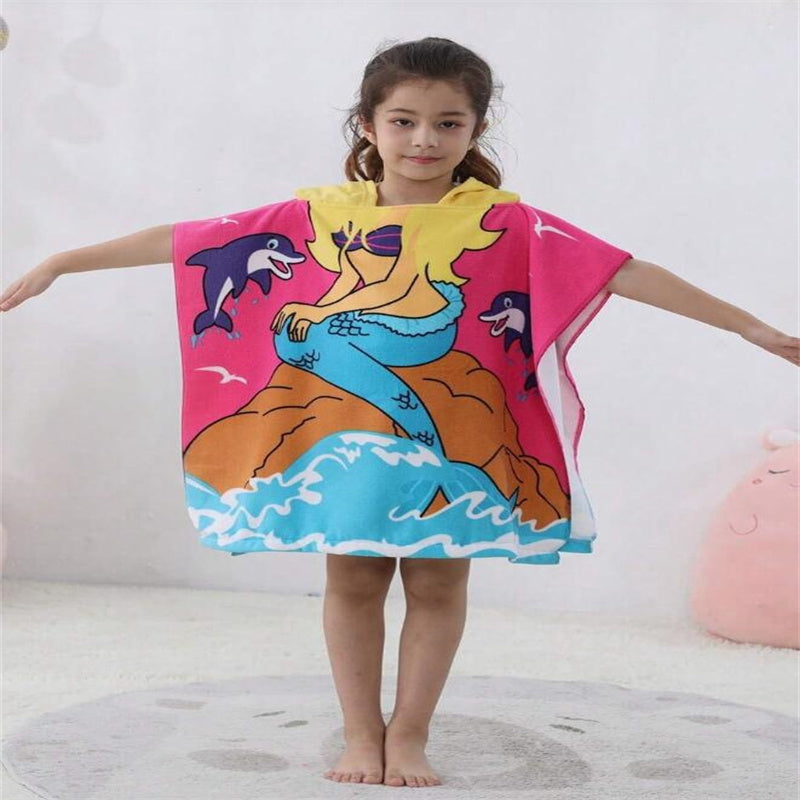 Soft Microfiber Towel – Bath & Beach Cape (2–6 Years)