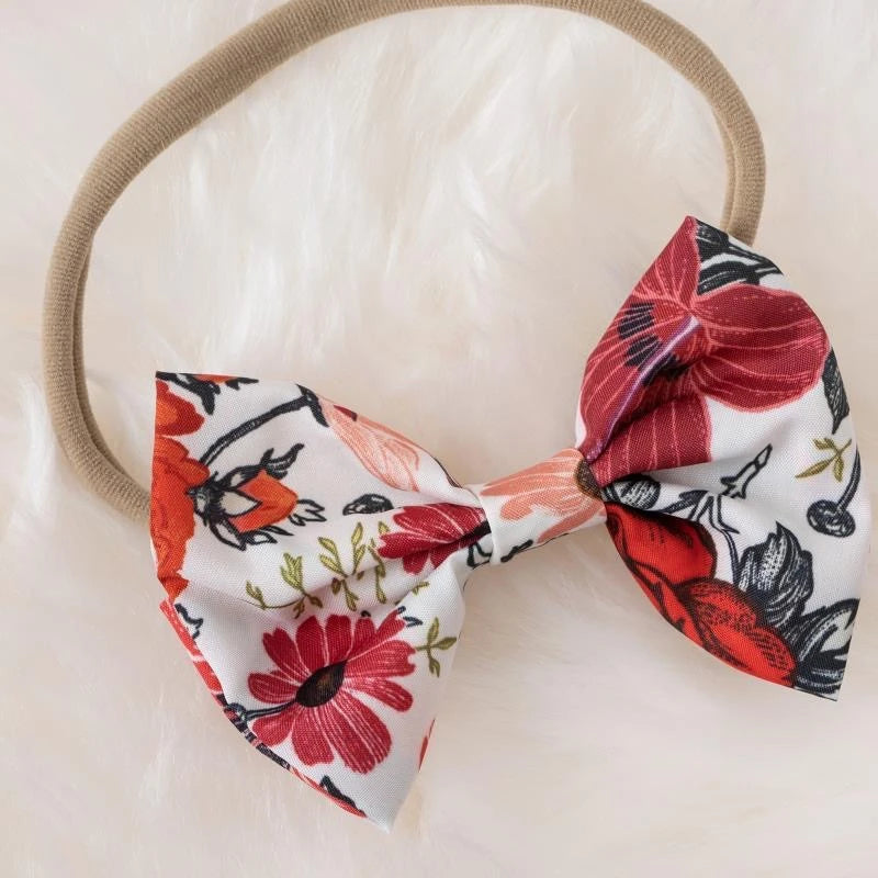 Charming  Summer Dress Bow Set