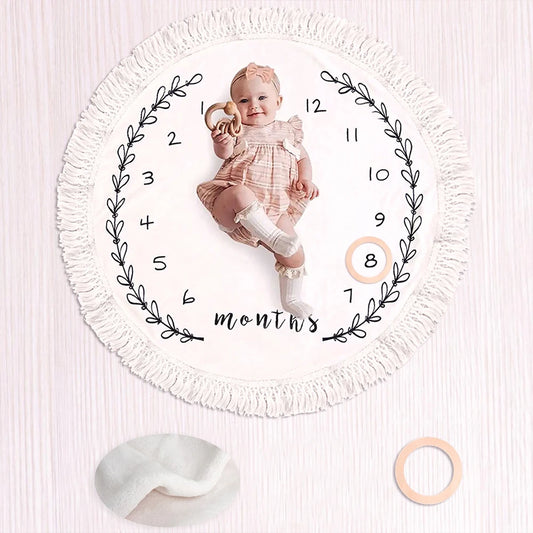 Baby's first year calendar Blanket