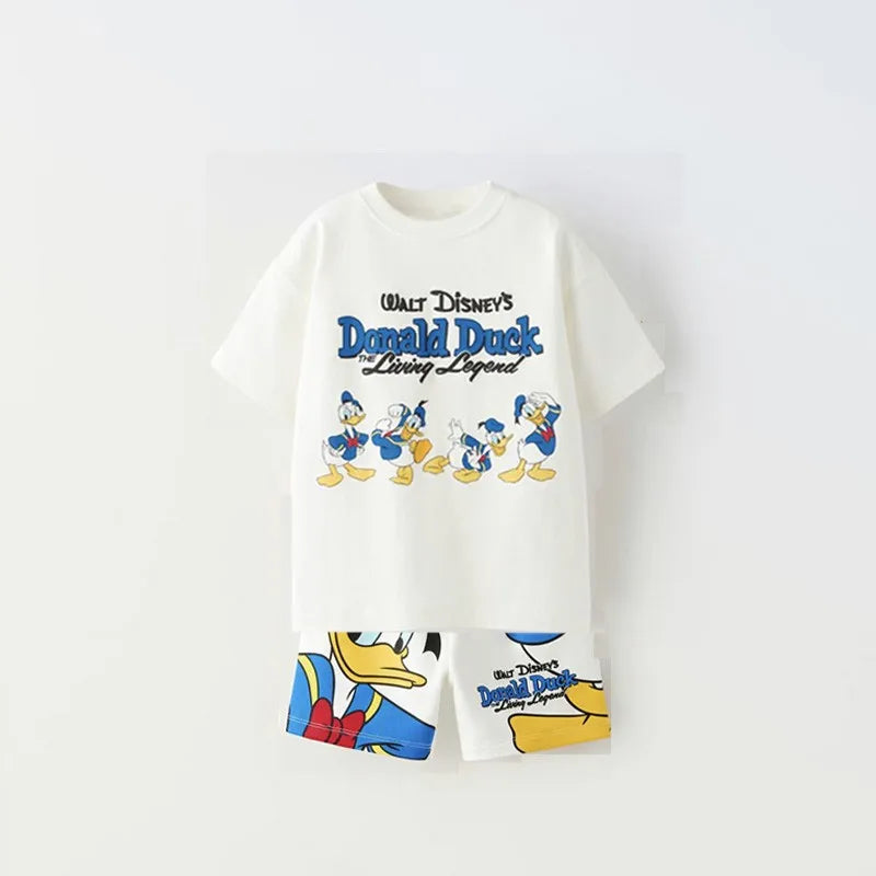 Summer Set Cartoon T-shirt Shorts