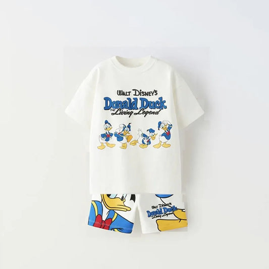 Summer Set Cartoon T-shirt Shorts