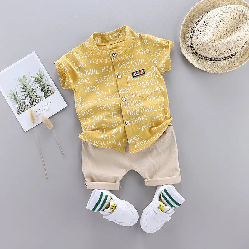 Summer Clothing Set for Boys (12 to 4 years old)