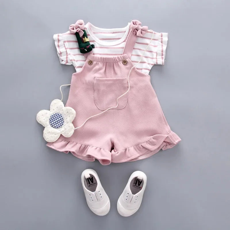 Jumpsuit and Top Set for Baby Girls