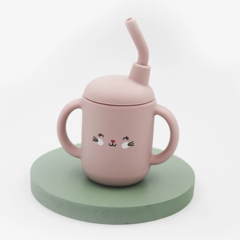 Baby Silicone Sippy Cup Cartoon 120ML