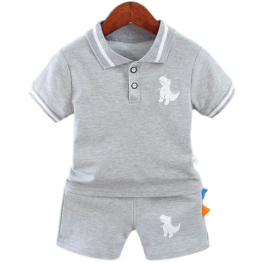 Outfit For Baby Boys  Set Dinosaur. T-Shirts+Shorts