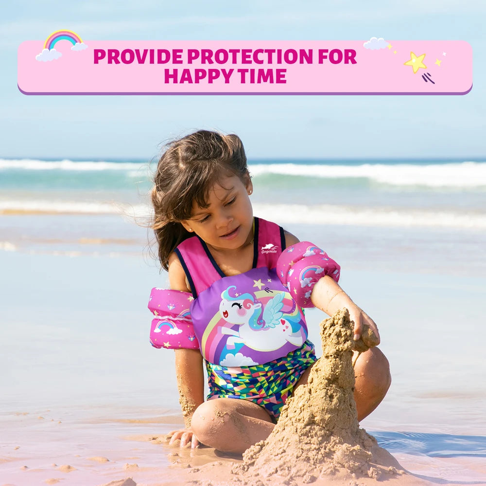 Children's Swimming Vest with Built-in Lifebuoys