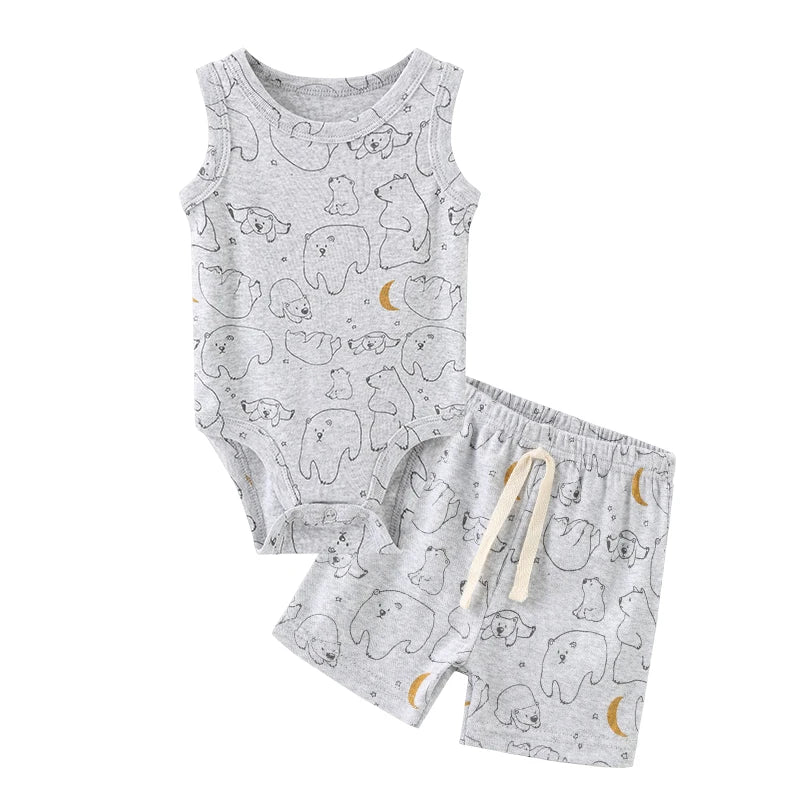 Baby Bodysuit and Pants for Boys and Girls