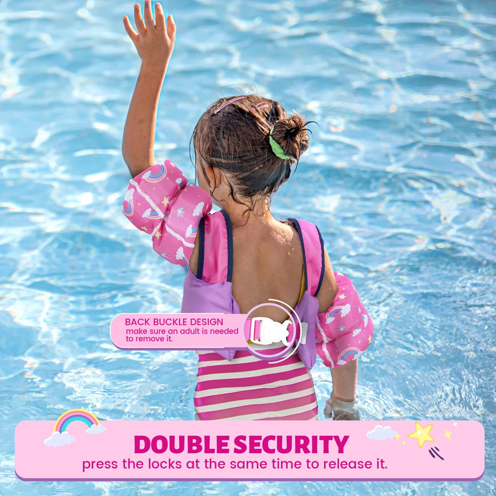 Children's Swimming Vest with Built-in Lifebuoys