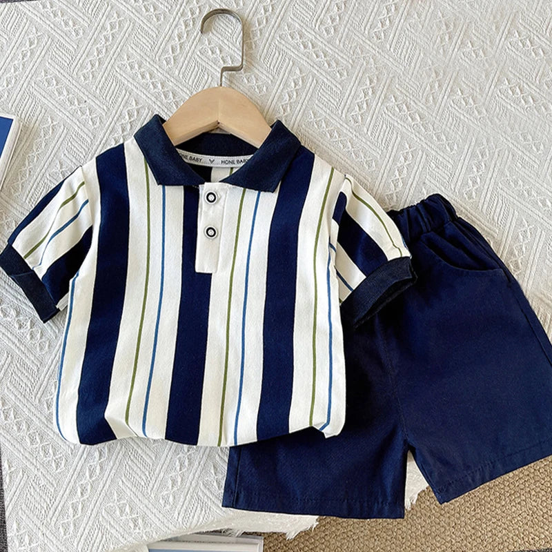 Mini Style Summer Set – T-Shirt & Shorts.