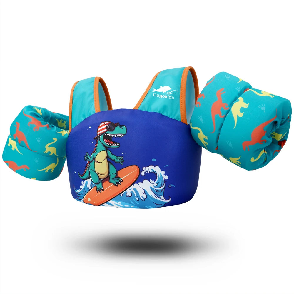 Children's Swimming Vest with Built-in Lifebuoys