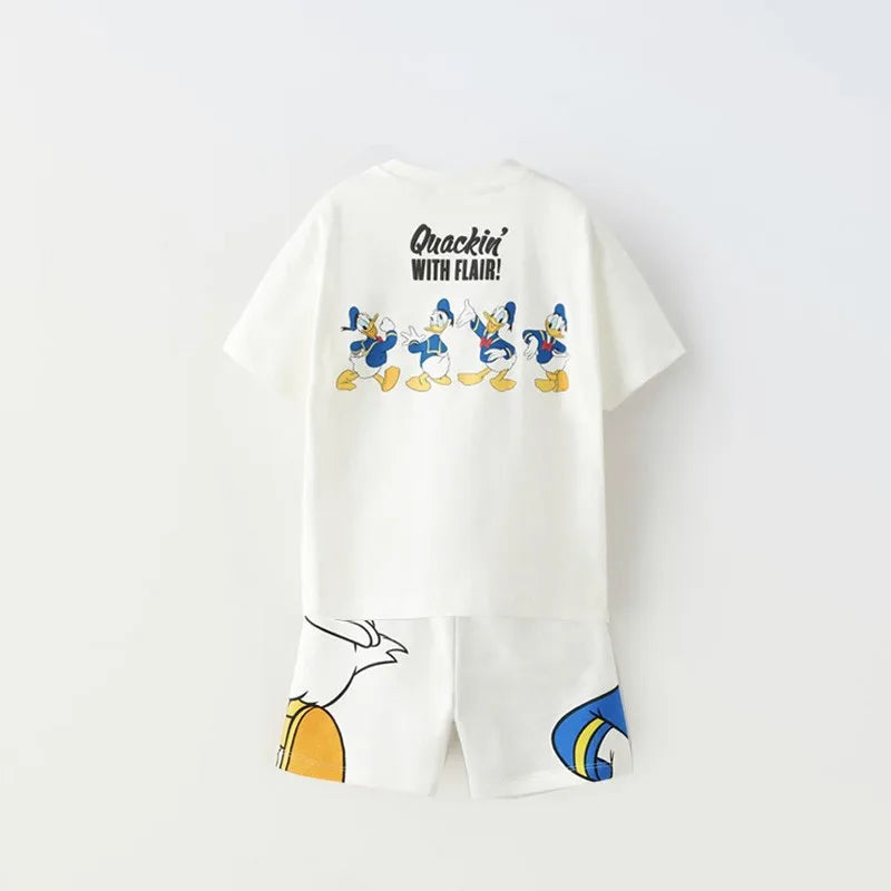 Summer Set Cartoon T-shirt Shorts