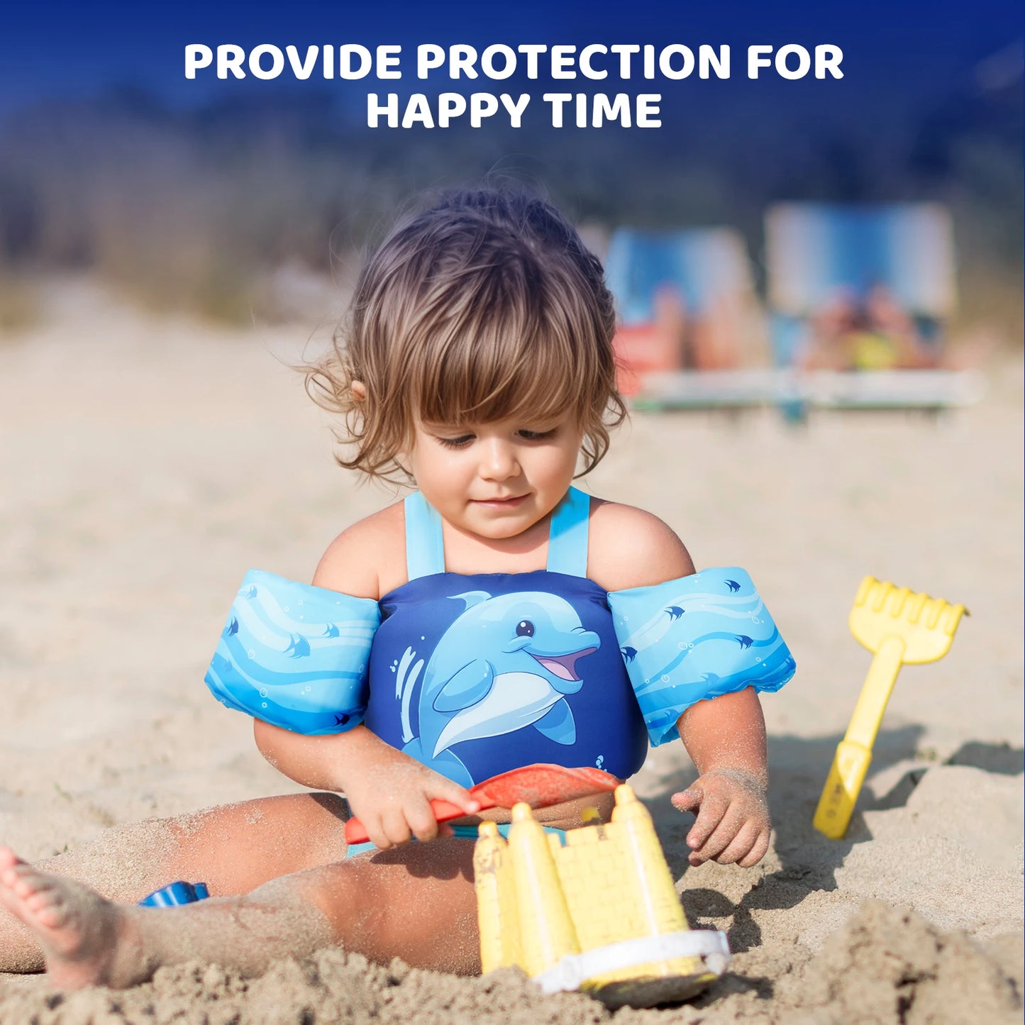 Children's Swimming Vest with Built-in Lifebuoys