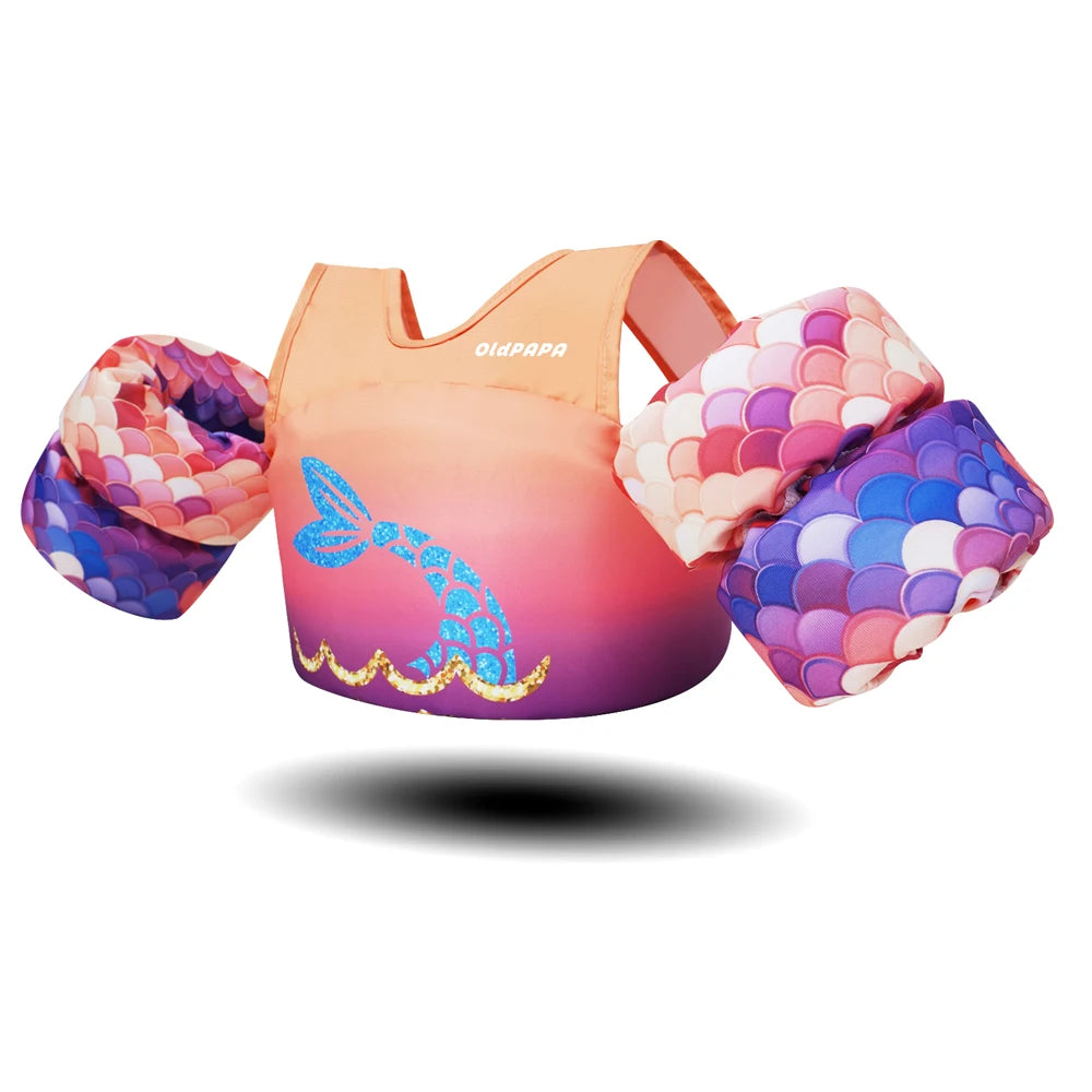 Children's Swimming Vest with Built-in Lifebuoys