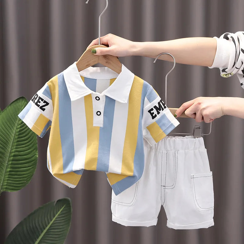 Mini Style Summer Set – T-Shirt & Shorts.