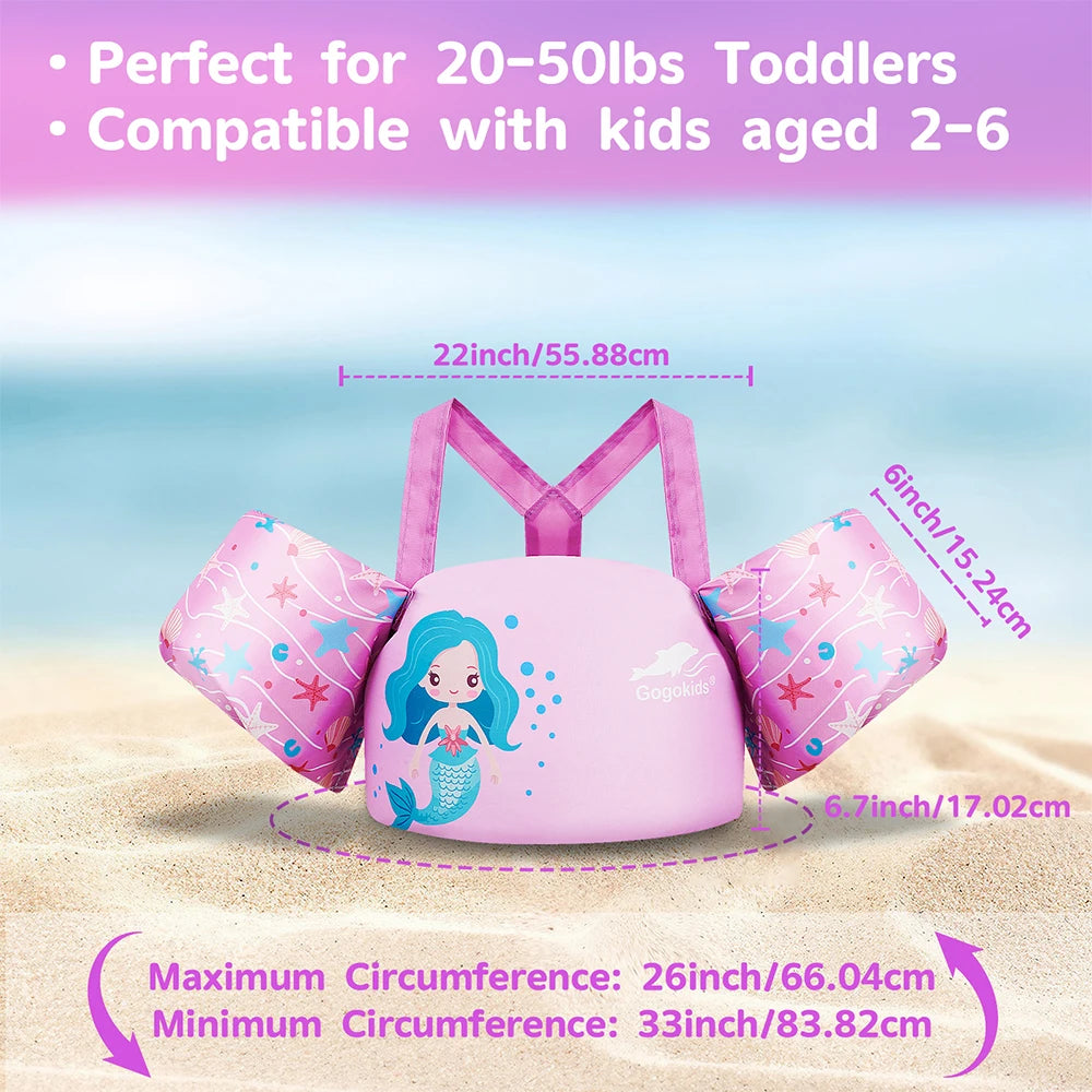 Children's Swimming Vest with Built-in Lifebuoys