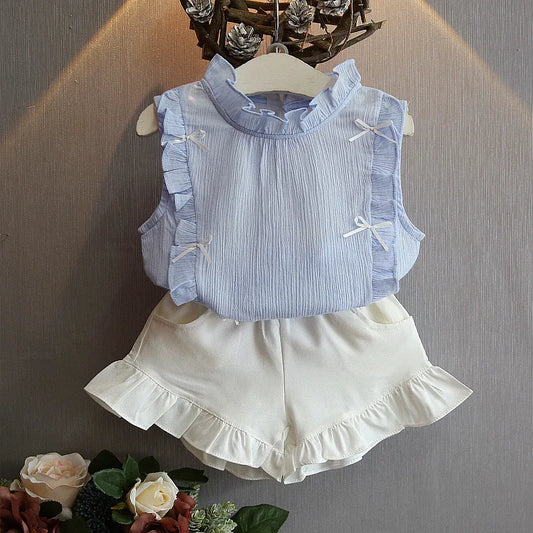 Summer Set for Baby Girl – T-Shirt and Shorts (1–4 Years)