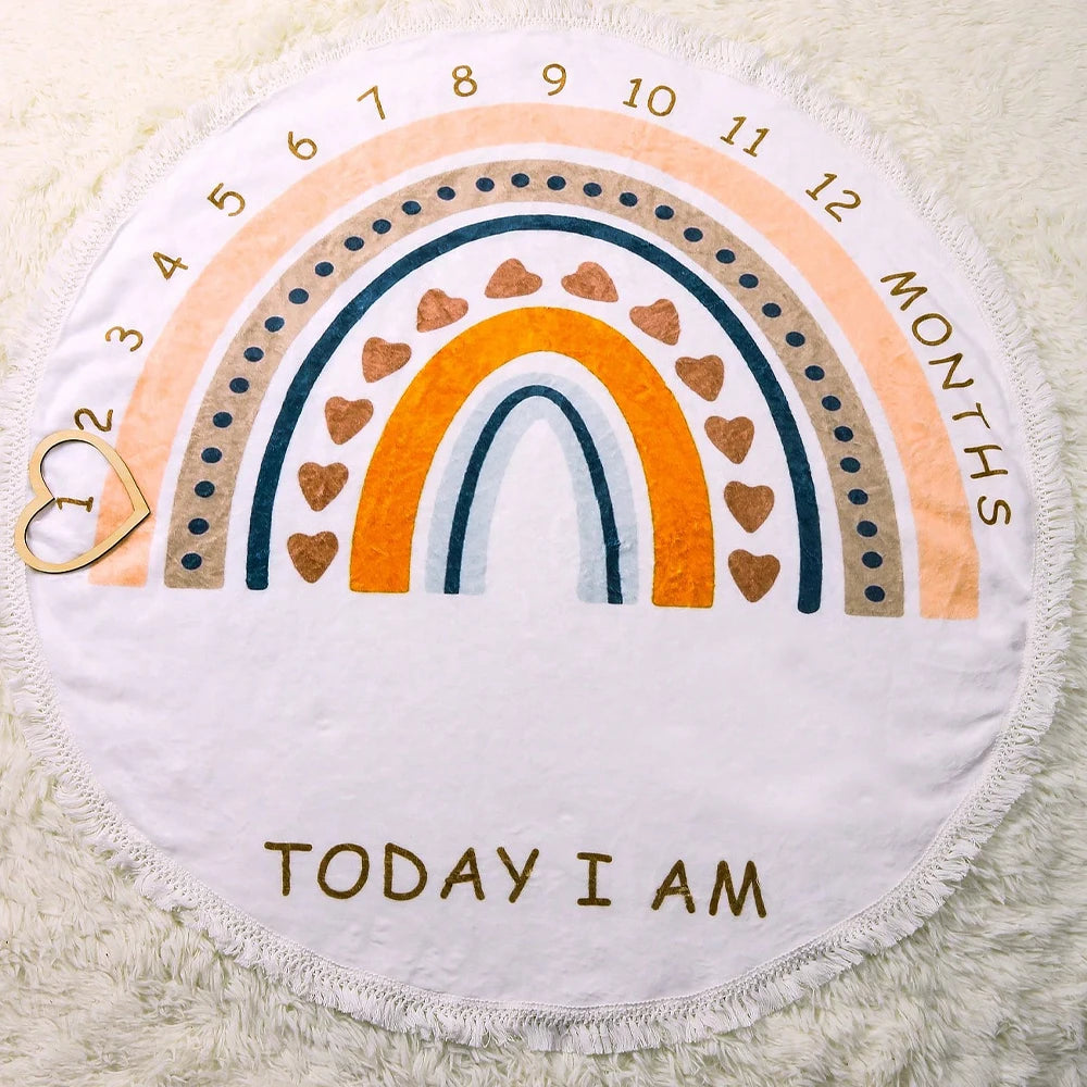 Baby's first year calendar Blanket