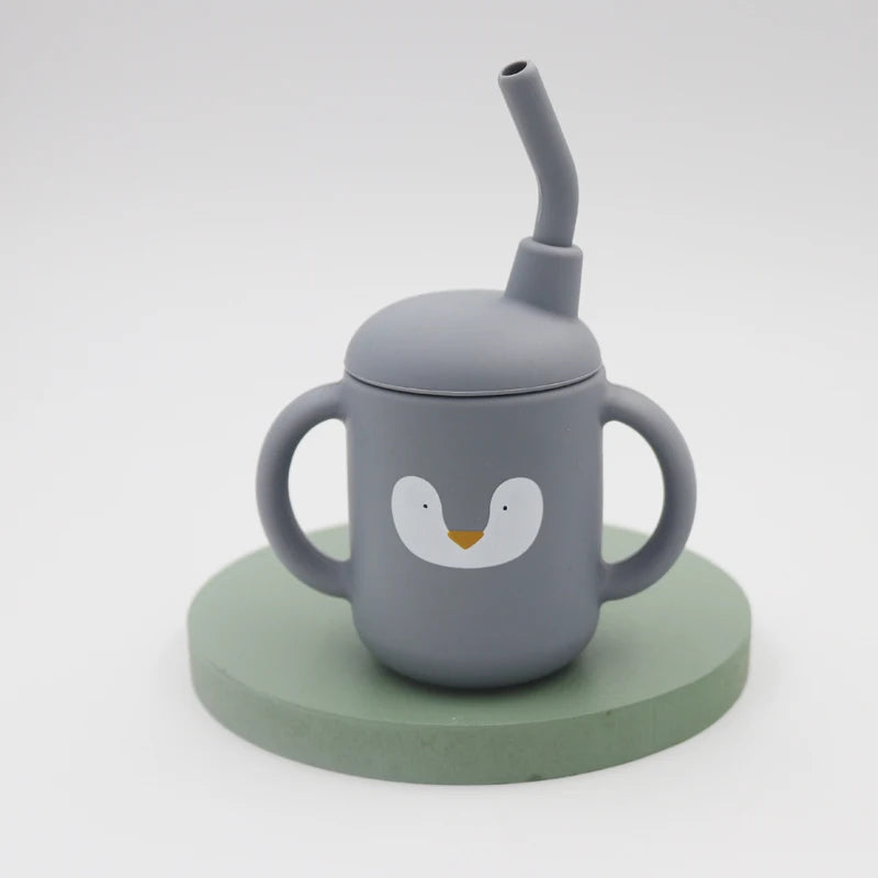 Baby Silicone Sippy Cup Cartoon 120ML
