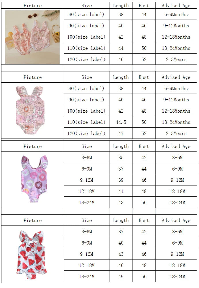 Baby Swimsuit Bow for Girls