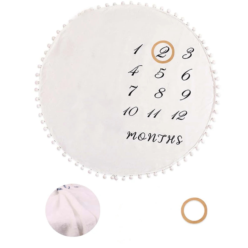 Baby's first year calendar Blanket