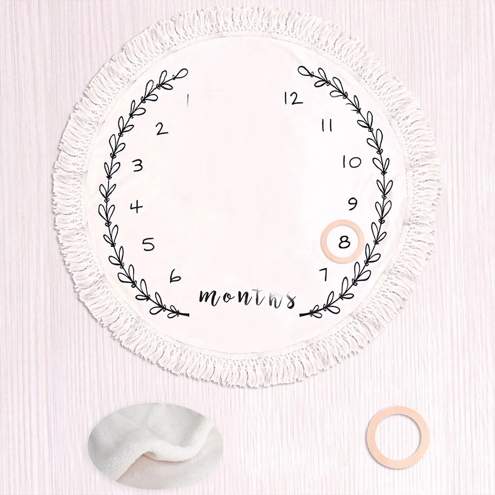Baby's first year calendar Blanket