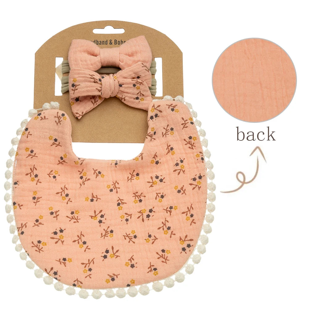 Σετ Baby Flower Bibs 3 τμχ