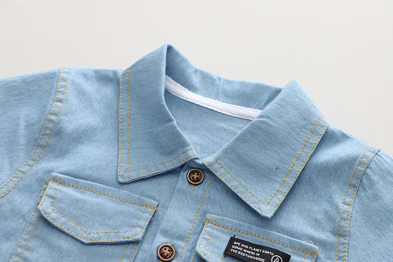 Summer Jeans Set for Boys – T-Shirt &amp; Jeans (2 Pieces)